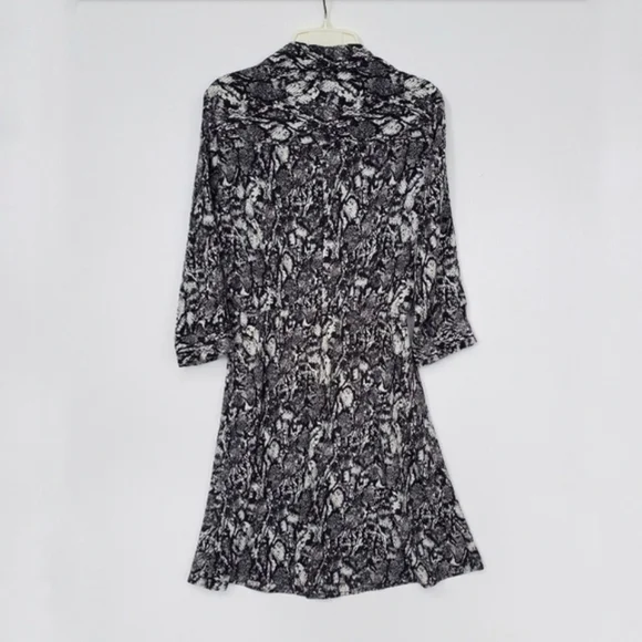 AGB Snakeprint B&W Shirt dress Sz 4 - EUC - Picture 5 of 8